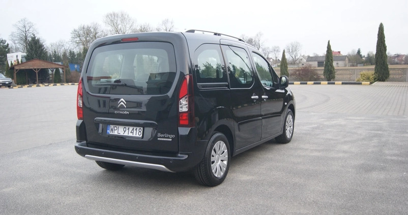 Citroen Berlingo cena 36900 przebieg: 186000, rok produkcji 2015 z Płock małe 497